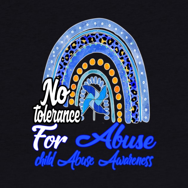 No Tolerance For Abuse Child Abuse Prevention Awareness Month by lame creative